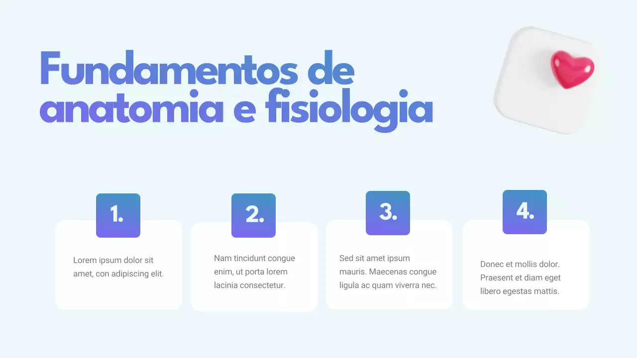 Apresentação de Promoção da Saúde Moderna Azul