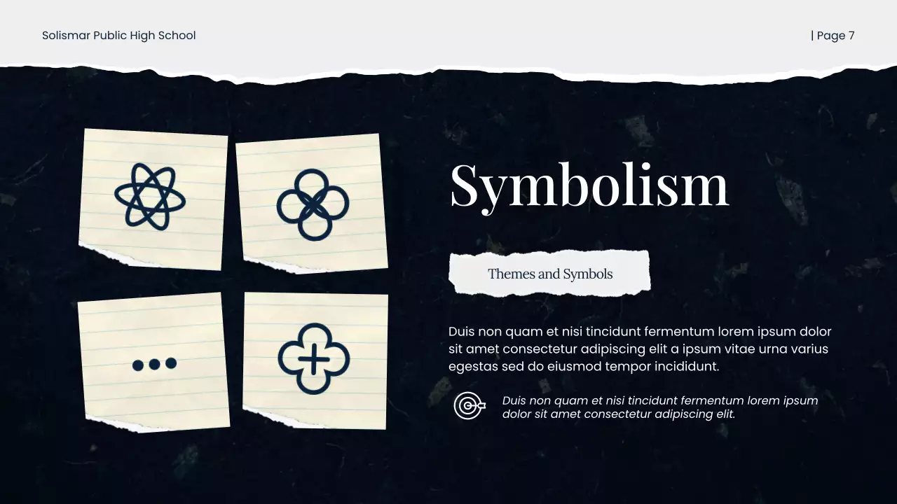 Black and White Scrapbook Historical Studies Presentation