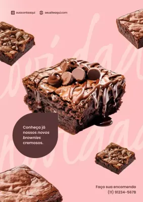 Cartaz de propaganda de sobremesa moderna rosa na web