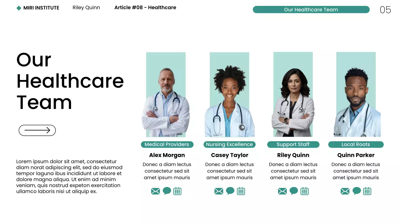 Modern Minimalist Healthcare NYC Web Presentation