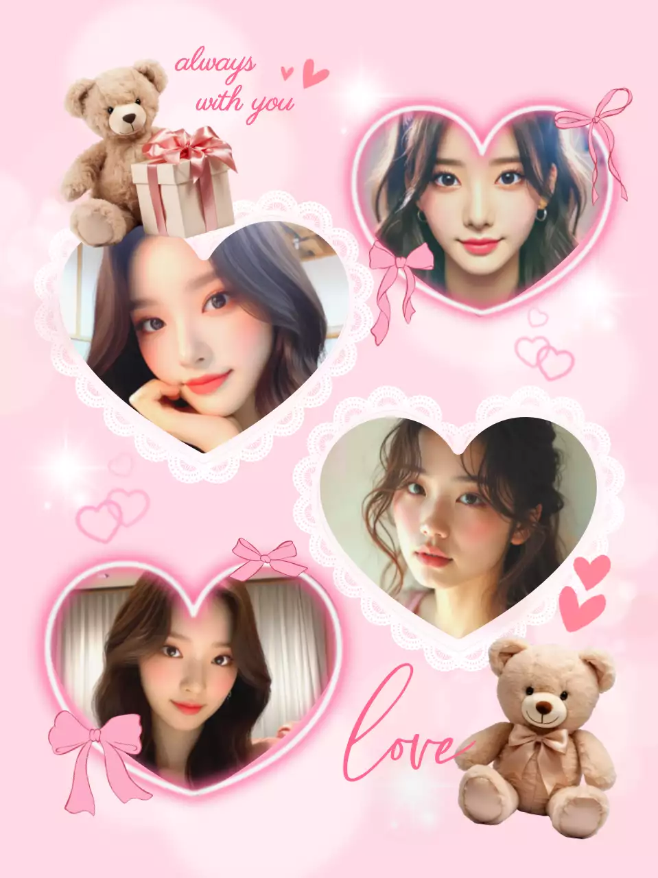 ピンク かわいい 写真 ポスター かわいい