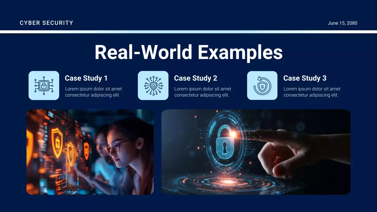 Purple Futuristic Security Guide Presentation