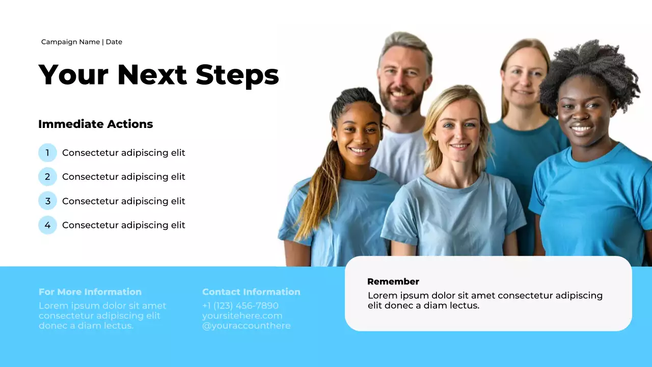 블루 미니멀 당뇨병 가이드 프레젠테이션