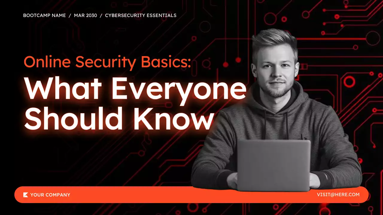 Online Security for Cybersecurity Bootcamp Presentation