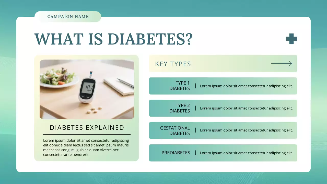 Teal Modern Health Lecture Posture