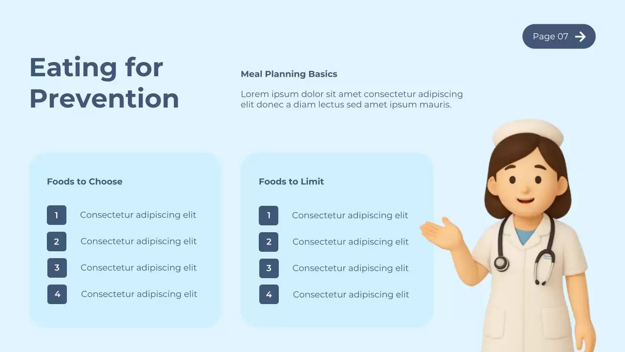 Blue Modern Diabetes Guide Presentation