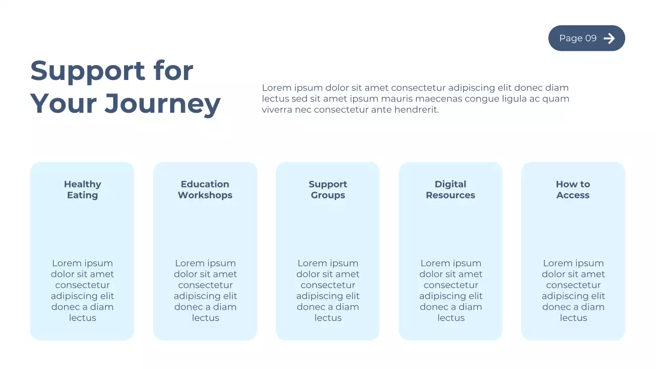 Blue Modern Diabetes Guide Presentation