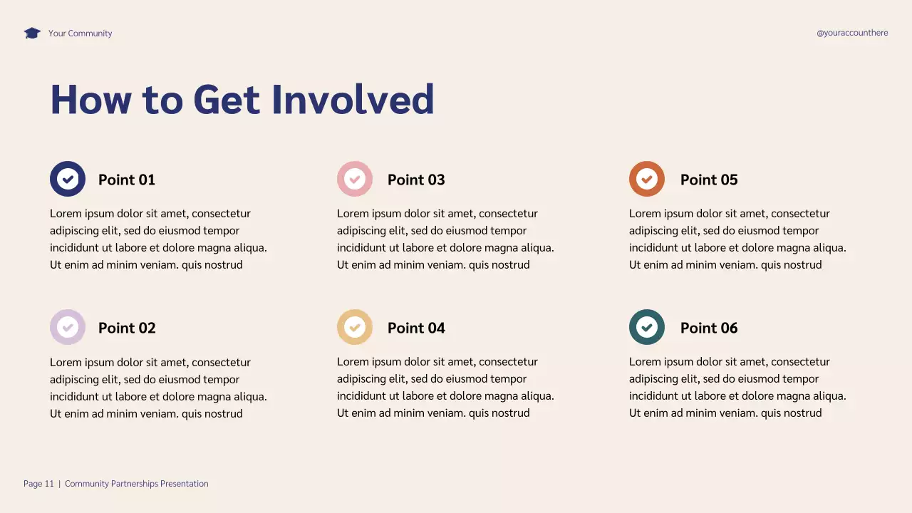 Blue and Purple Illustrative Community Partnerships Initiative Presentation