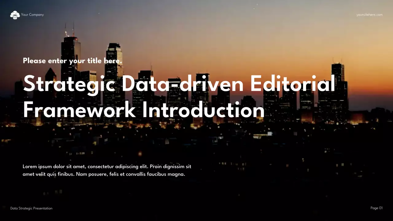 Simple Modern Data Strategic Presentation