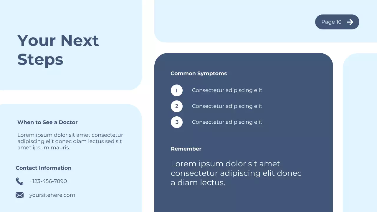 Blue Modern Diabetes Guide Presentation