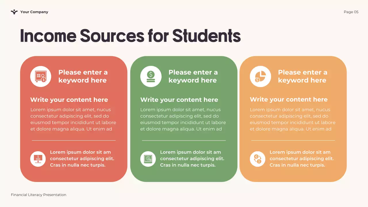 Playful Financial Literacy Presentation