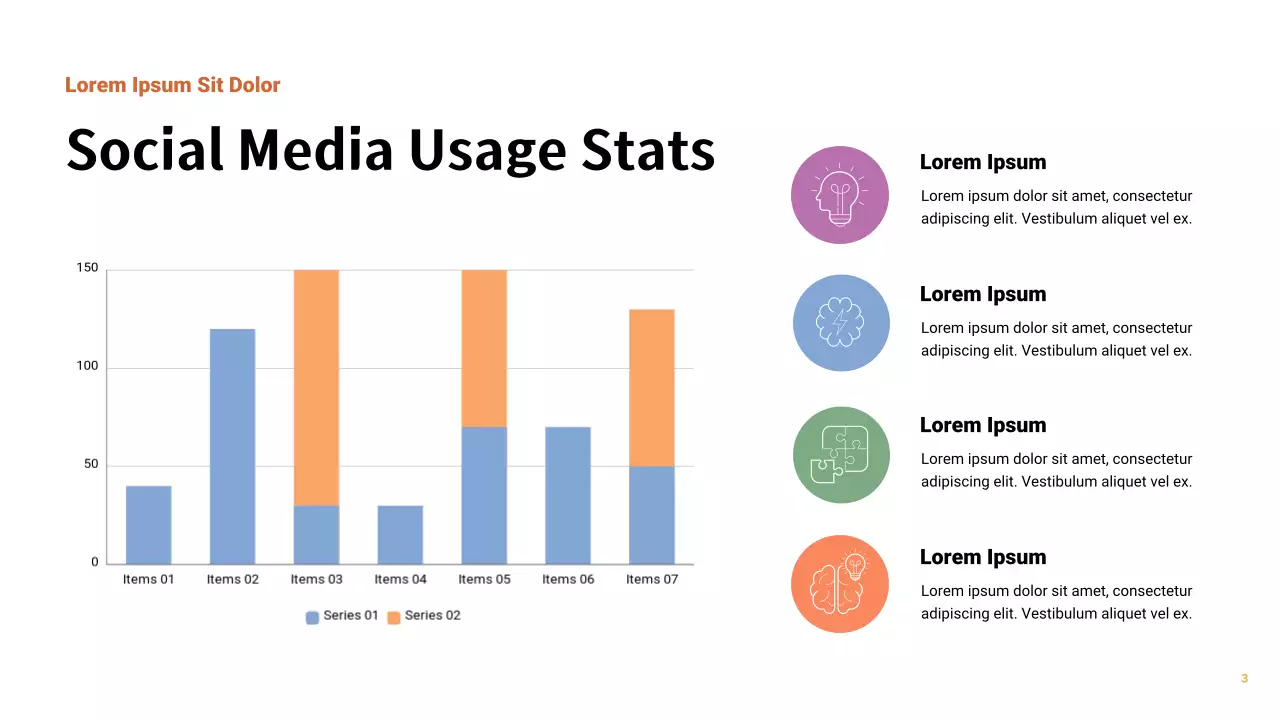 Orange Modern Social Media Report Presentation