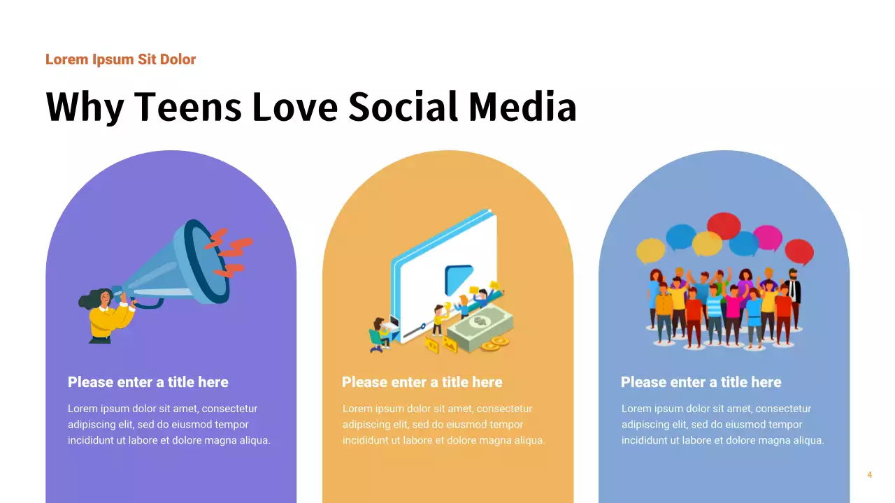 Orange Modern Social Media Report Presentation