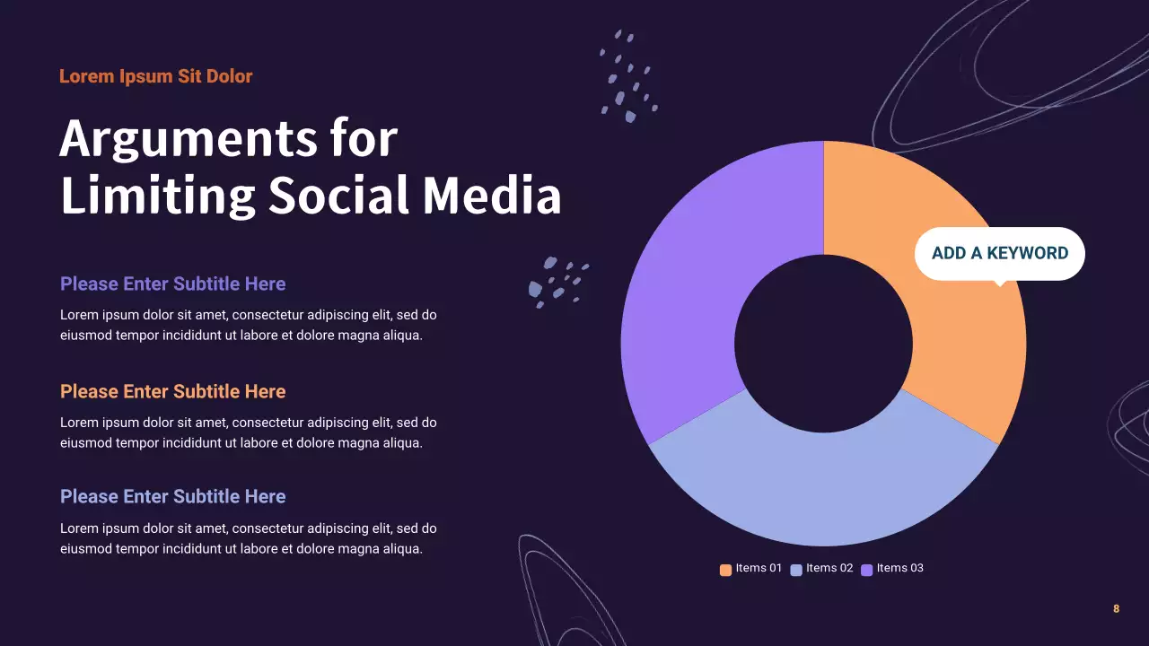 Orange Modern Social Media Report Presentation