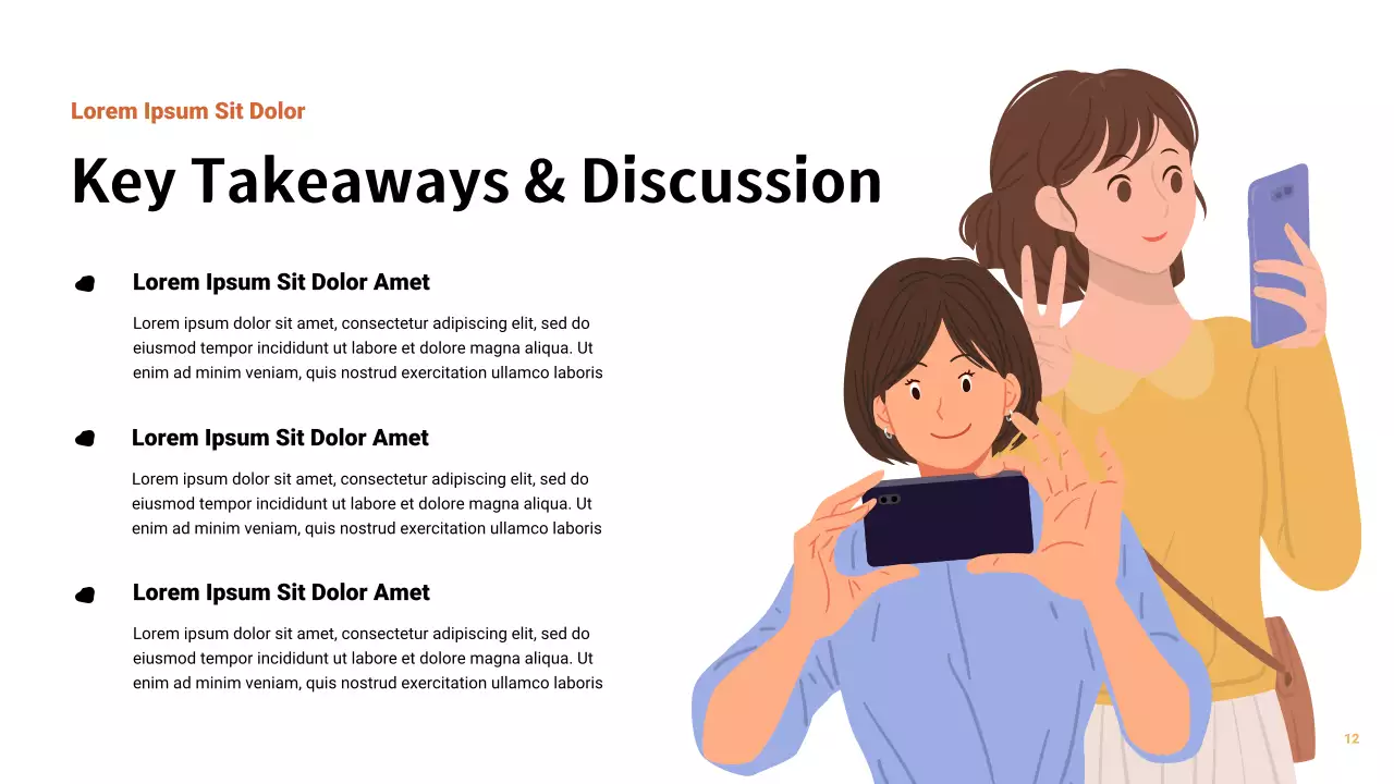 Orange Modern Social Media Report Presentation