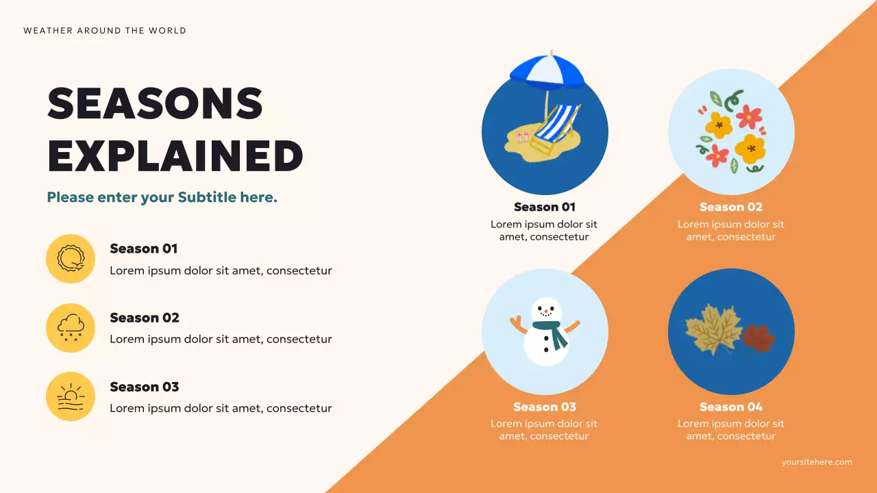 Teal Modern World Weather Presentation