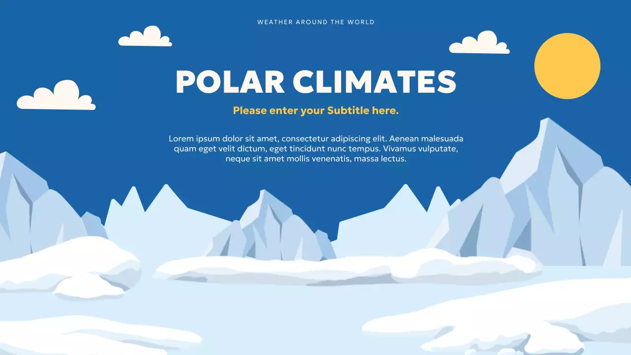 Teal Modern World Weather Presentation