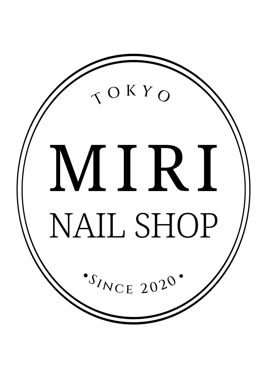 白黒 シンプル ネイルショップ サロンロゴ