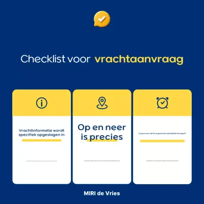 Blauwe moderne vrachtvervoerinformatieoverdracht