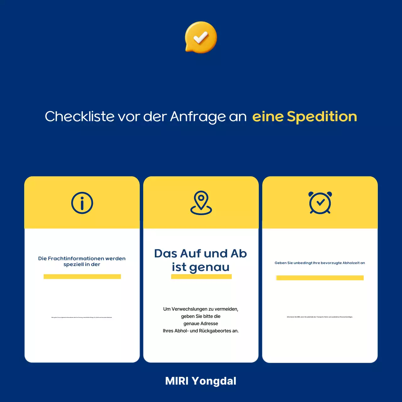 Blaue moderne Frachttransport-Informationsübertragung