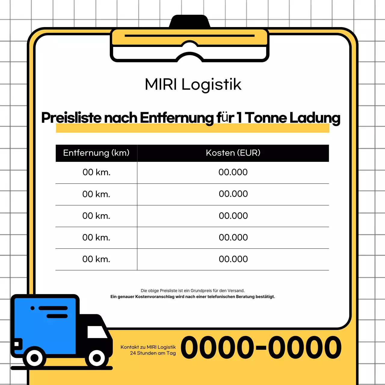 Tarifleitfaden für den Transport moderner Frachten von Yellow