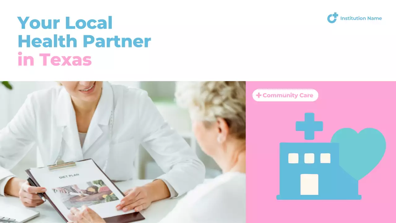 Pink Modern Healthcare Promotion Presentation