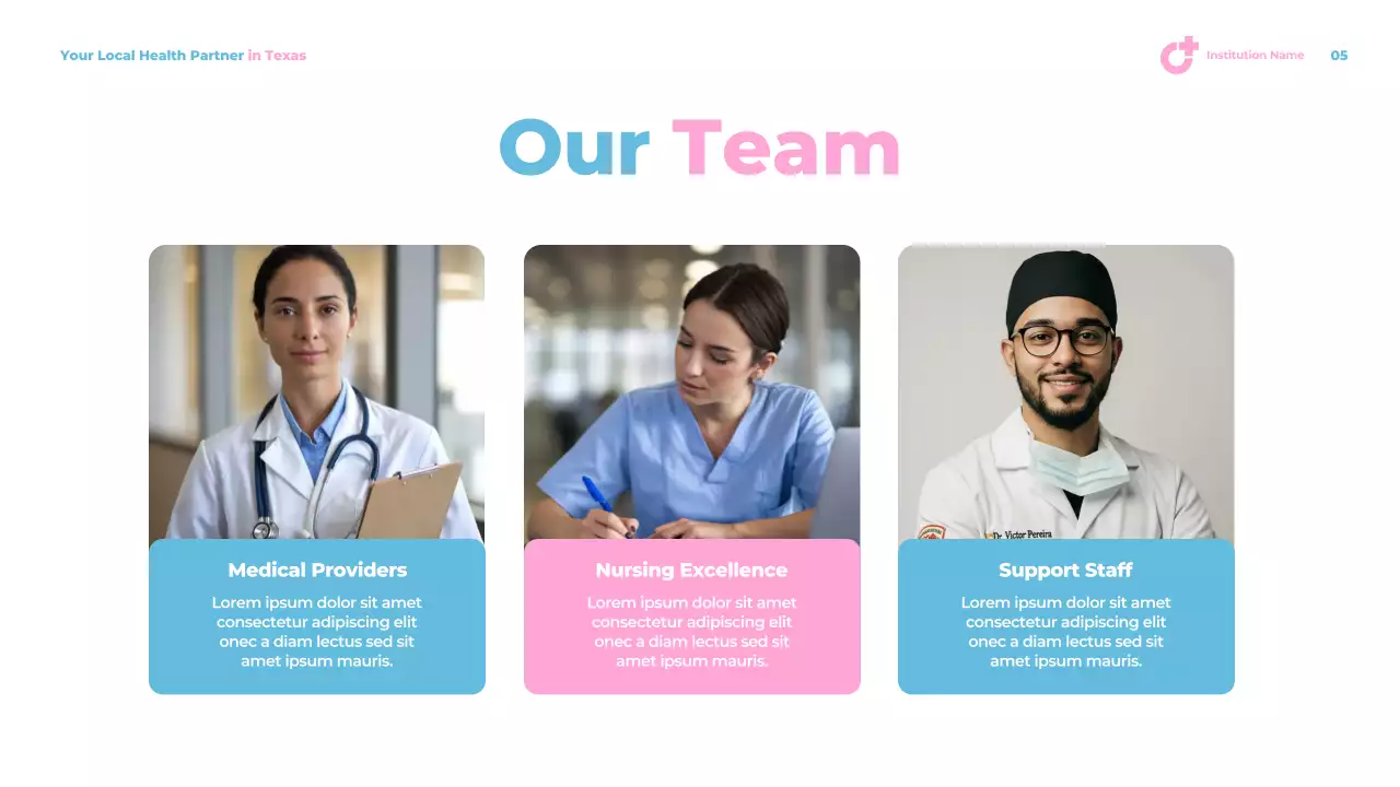 Pink Modern Healthcare Promotion Presentation