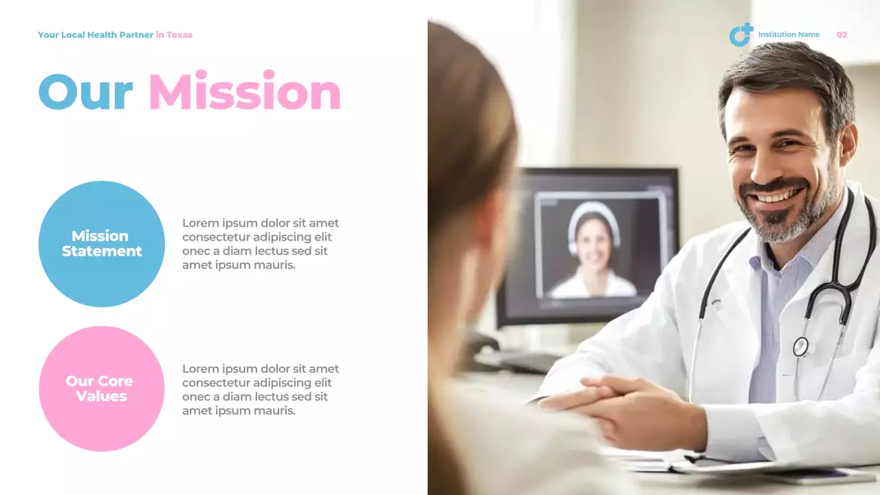 Pink Modern Healthcare Promotion Presentation