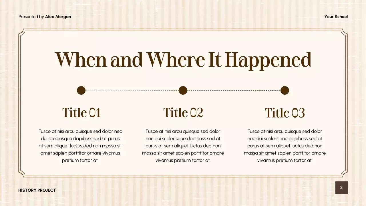 Beige Vintage Historical Literature Lecture Presentation