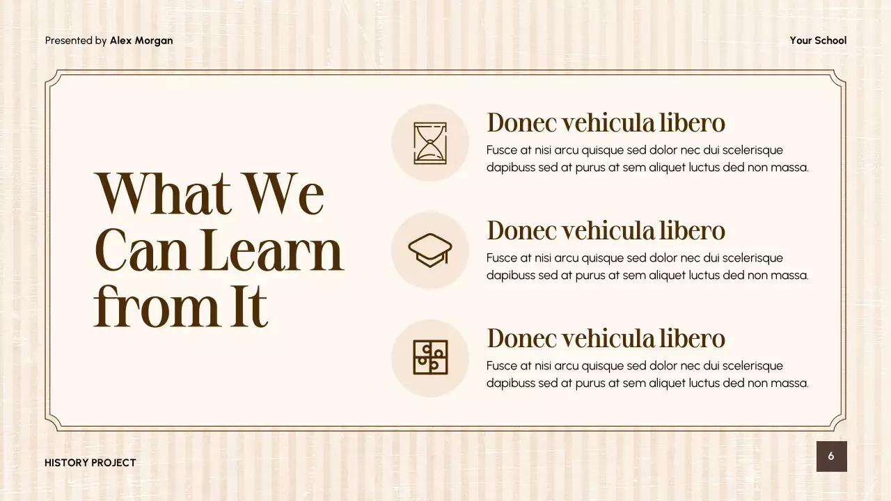 Beige Vintage Historical Literature Lecture Presentation