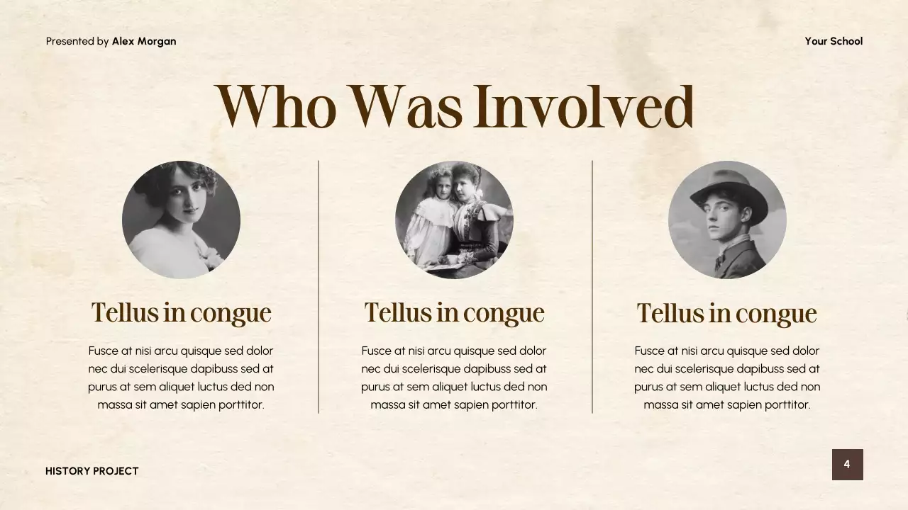 Beige Vintage Historical Literature Lecture Presentation