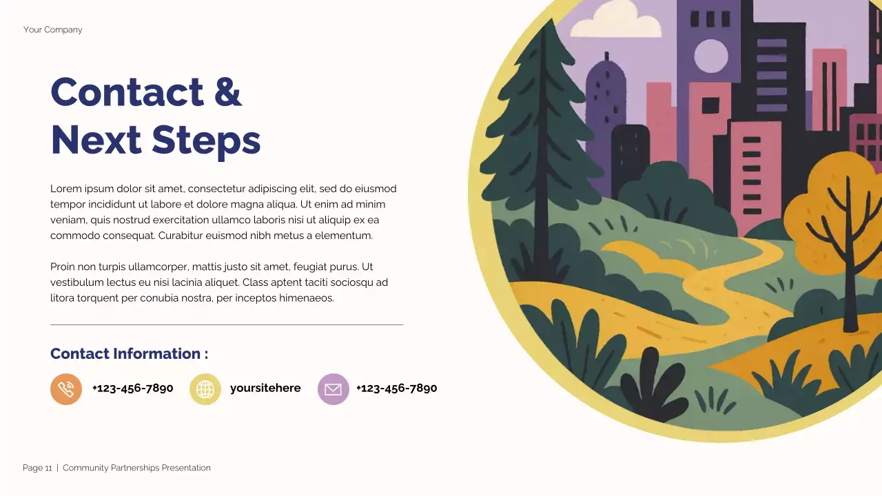 Blue and Beige Modern Student Partnership Strategy Presentation