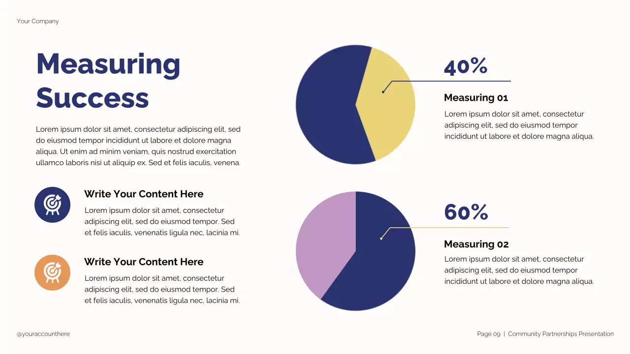 Blue and Beige Modern Student Partnership Strategy Presentation