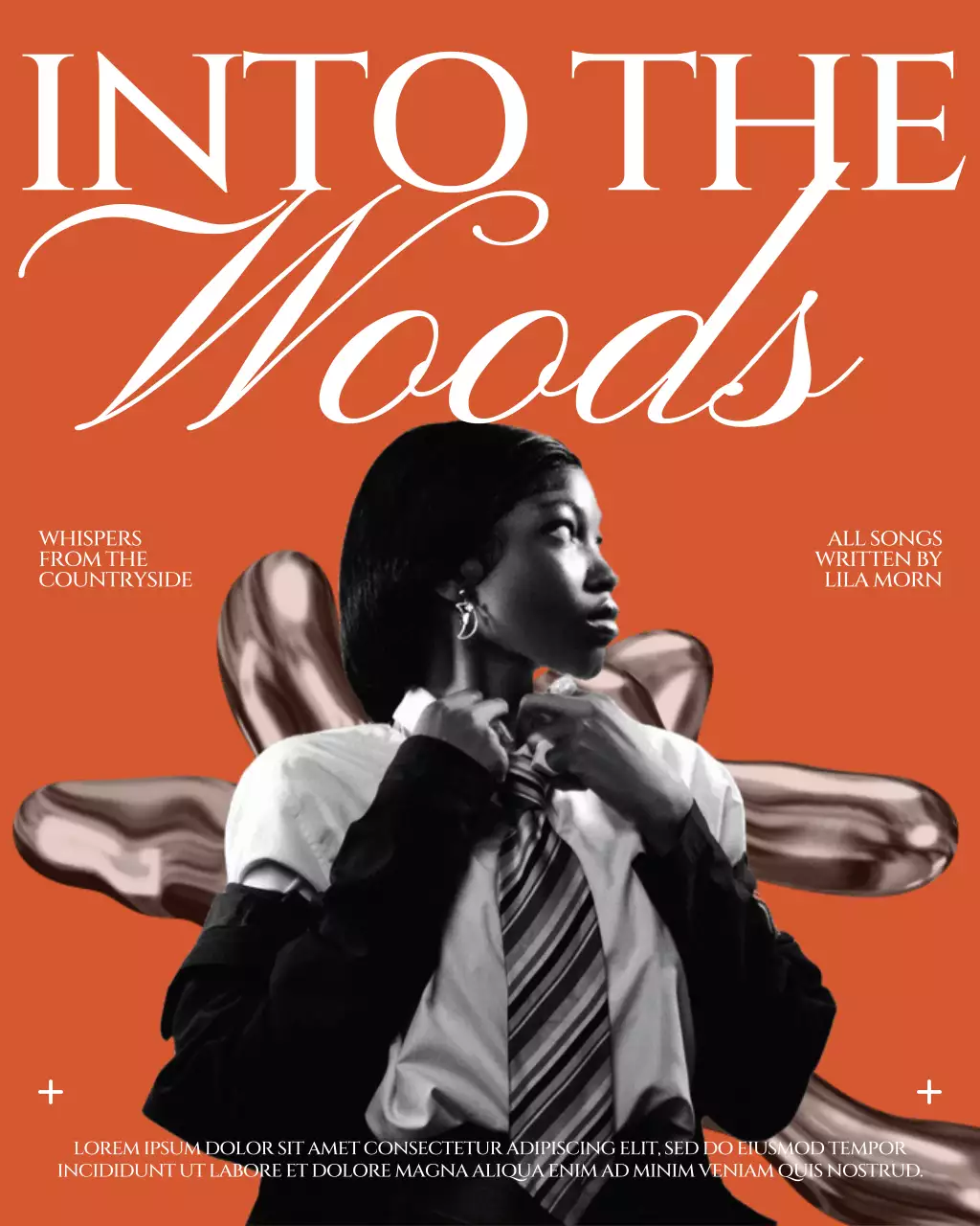 Orange Retro Music Promotion Instagran Post