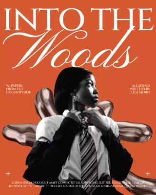 Orange Retro Music Promotion Instagran Post