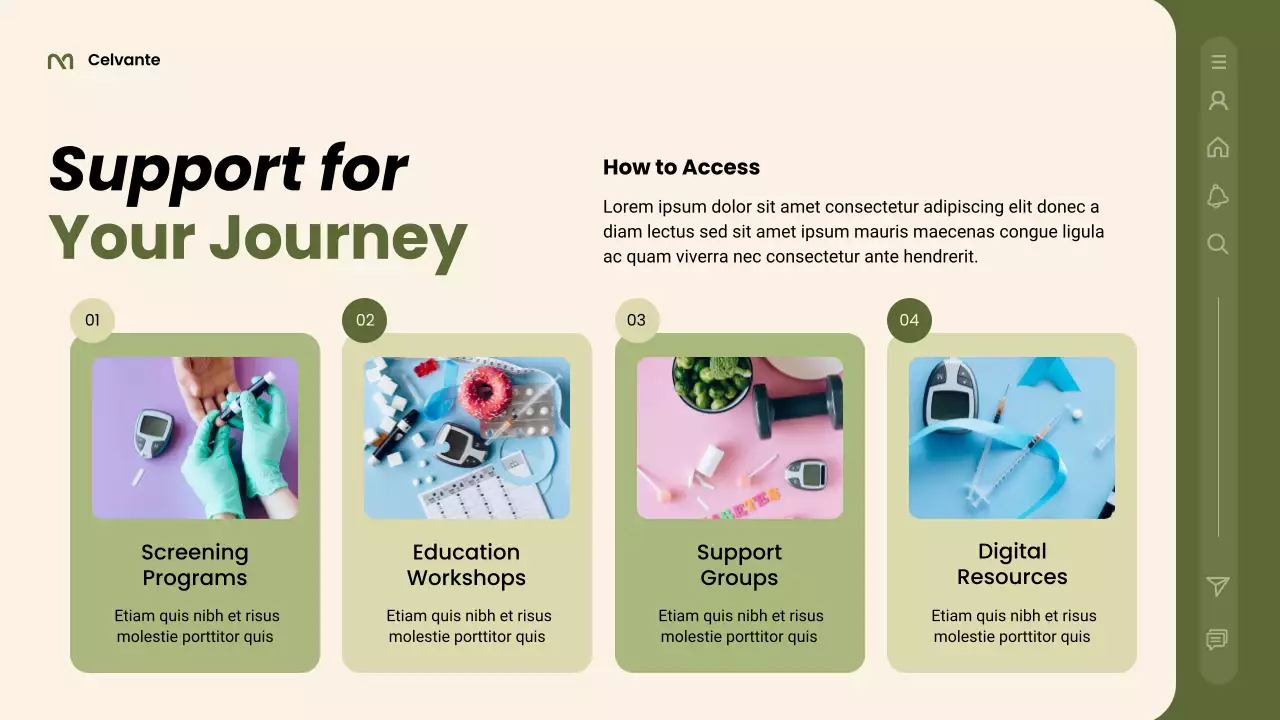 Green Modern Health Diabetes Awareness Presentation