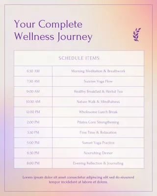 Gradient Minimal Nature Retreat Event Announcement Instagram Post