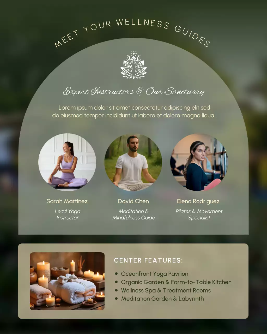 Green Modern Wellness Event Announcement Instagram Post