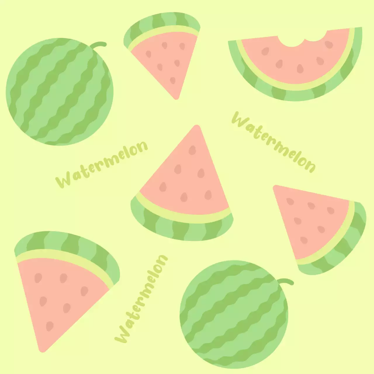 연두 아기자기한 과일 다꾸