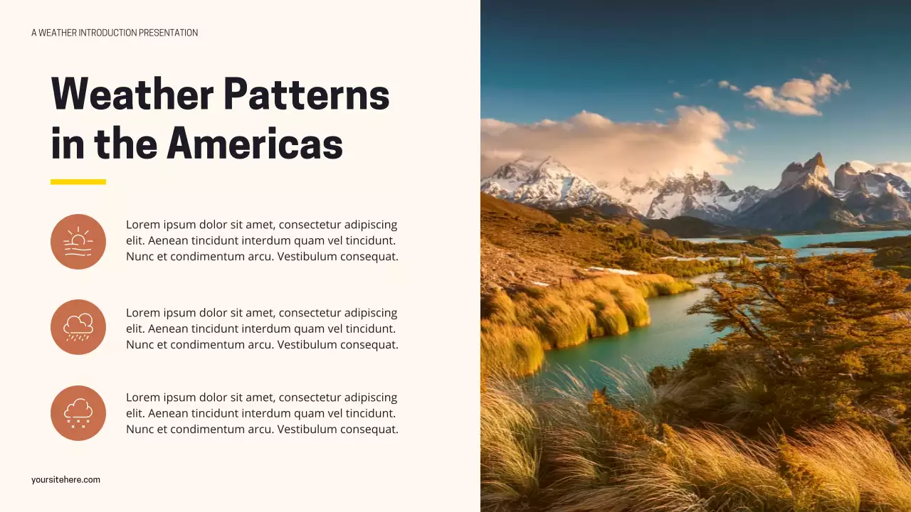 Black and Teal Modern Weather Presentation