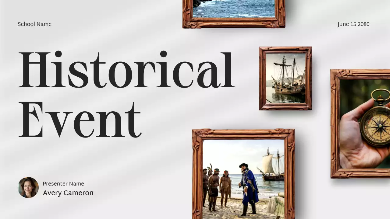 Grey Classic Historical Event Lecture Presentation