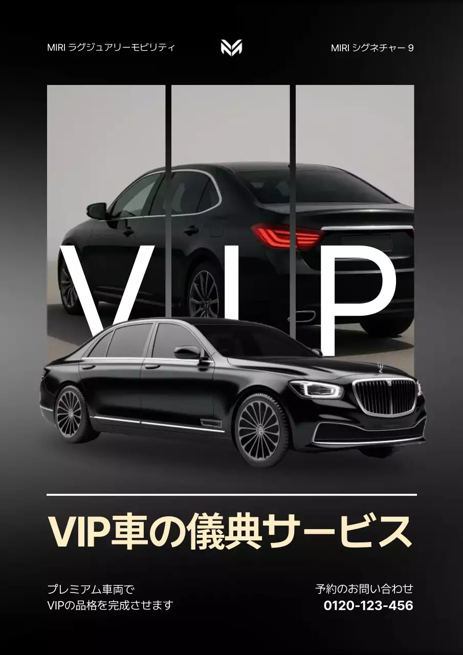 黒 ラグジュアリー 車 サービス