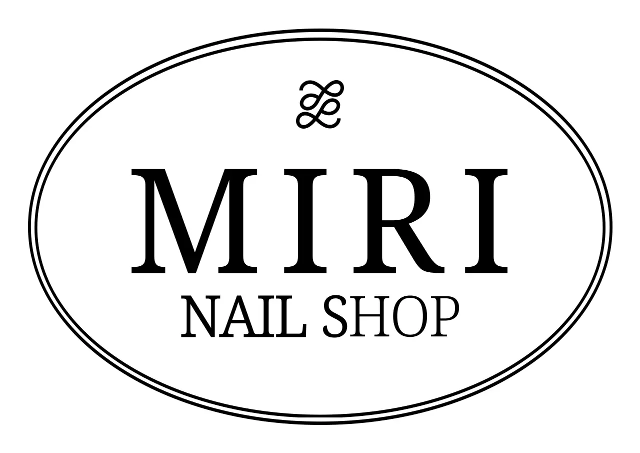 白黒 シンプル ネイル サロンロゴ