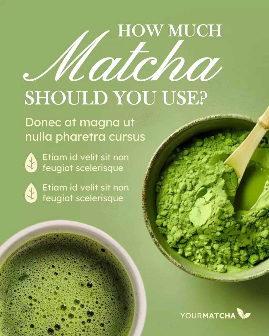 Green Matcha Mood Culture Introduction Instagram Post