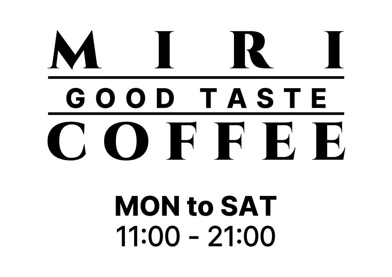 白黒 モダン コーヒー カフェ営業時間