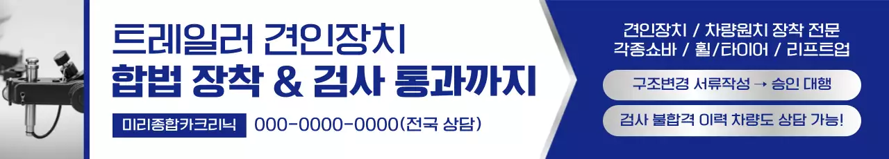 파랑 기본 자동차 검사 안내