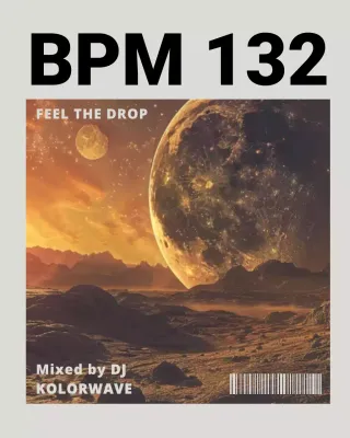 Neutral Futuristic Album Cover Instagram Post