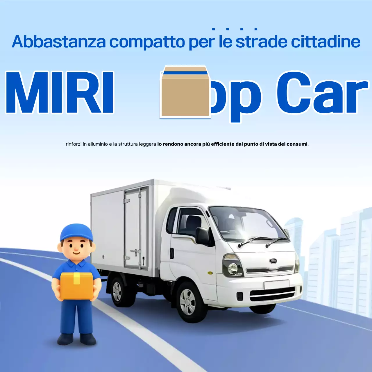 Pubblicità di Sky Blue Modern Logistics
