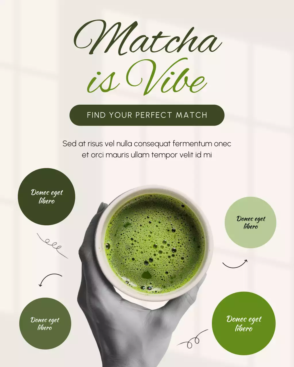 White Clean Matcha Benefits Instagram Post