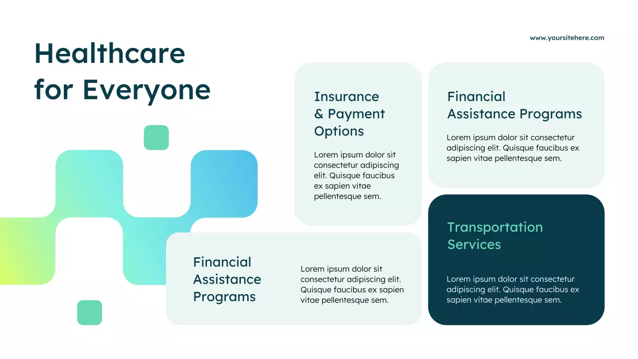 Blue Modern Healthcare Services Advertisement Presentation